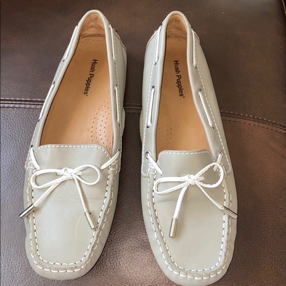 Hush puppies loafers boat shoe